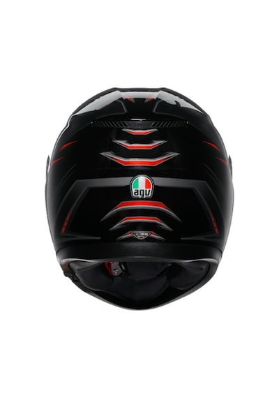 Agv K3 Syth Black Red Kapalı Kask Çok Renkli