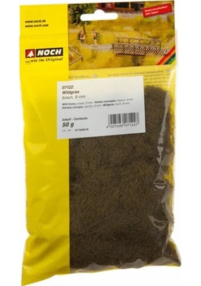 Noch 7122 Statik Çayır Dokusu, Kahverengi, 9mm. 50 Gram, Diorama Malzemesi-59287