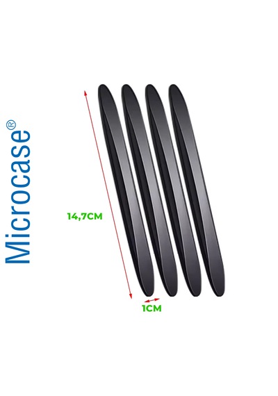 Microcase 4'lü Universal Çizik Önleyici Şerit Araç Koruma Bandı Seti Al5361 Şeffaf