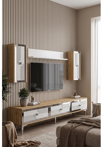 Tvr1816dbs Pega Tv Ünitesi Takımı Safirmeşe-beyaz-silver 180cm Safirmeşe - Beyaz - Gümüş Tvr1816dbs Pega Tv Ünitesi Takımı Safirmeşe-beyaz-silver 180cm Safirmeşe - Beyaz - Gümüş