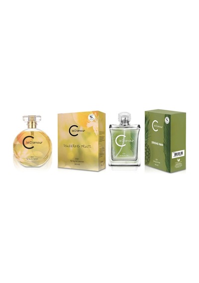 Cle D'amour Powdering Fruits Kadın Parfüm EDP 100 ML + Strong Man Erkek Parfüm EDP 100 ML