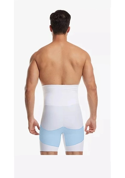Mistirik Erkek Boxer Korse Beyaz Renk Beyaz