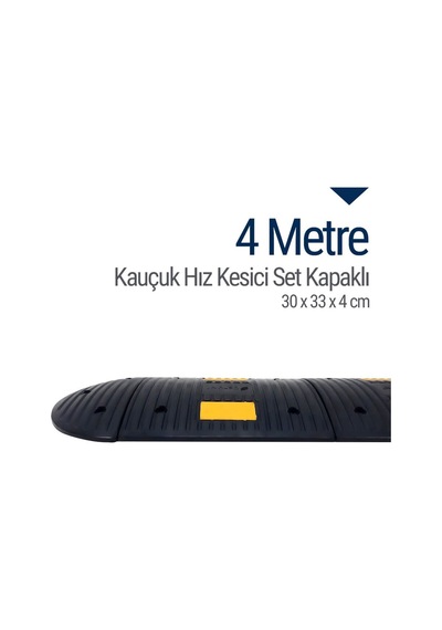 Kauçuk Hız Kesici Set Kapaklı. Yol Kasisi 4 M - Eko N11.180