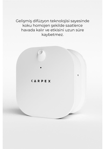 Carpex Difüzör Micro Koku Makinesi Beyaz + 50 Ml Koku Kartuşu Cute Cute