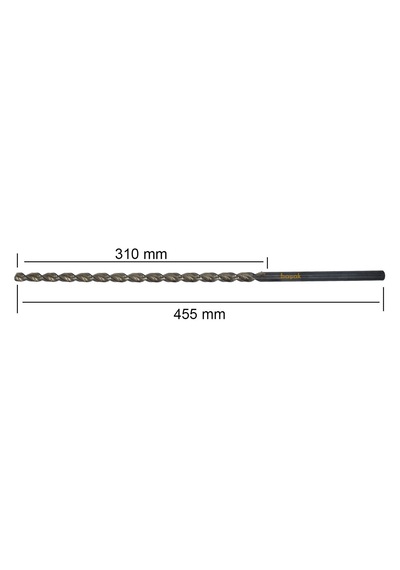 Ptg 11.5x455 Mm Ekstra Uzun Metal Matkap Ucu Hss Dın 1869 -3