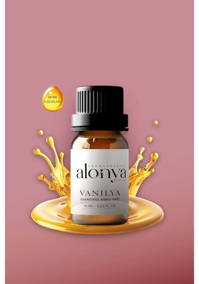 Vanilya Esansiyel Uçucu Koku Yağı Buhurdanlık Esansı Oda Kokusu Ve Aromaterapi Yağı 10 Ml Vanilya