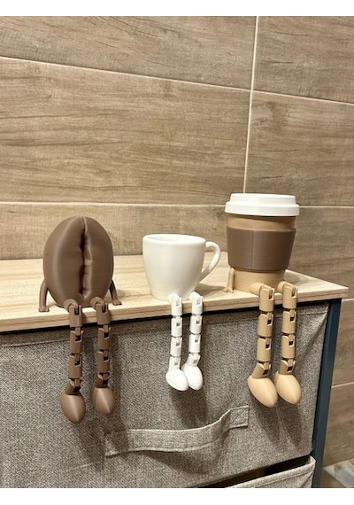 Urartu 3d Sevimli Sarkıt Bacaklı Kupa Dekoru 3d Baskı Masa Süsü Model:hbcv0000g5kzmv