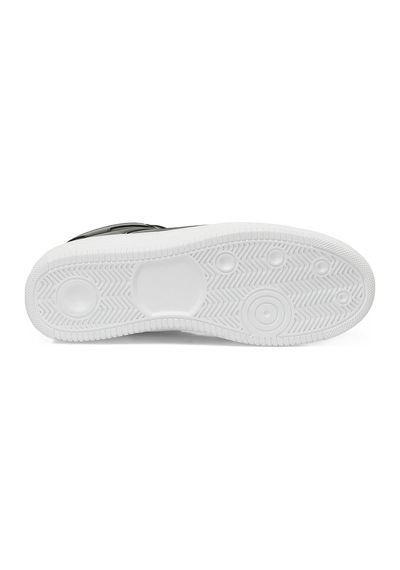 Kinetix Lowner Pu Hı 5pr Siyah Erkek High Sneaker Siyah-k Grı