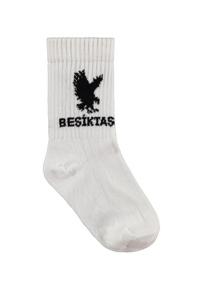 Beşiktaş 5-11 Yaş Soket - Beyaz Beyaz - Siyah