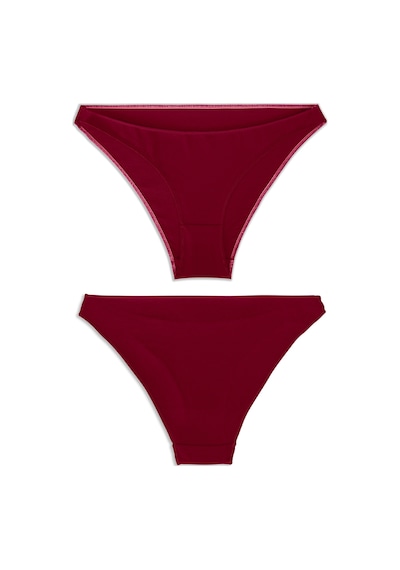 Yohannes Club, Kadın,pamuklu Basic Bikini Külot,5'li, Karışık Renkler Çok Renkli