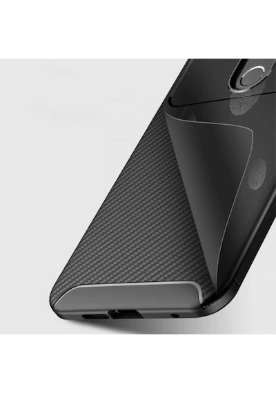 Nokia 5.1 Plus Kılıf Karbon Silikon Case