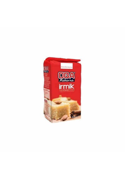 Oba Tatlılık İrmik 500 G X 4 Adet Helvalık Şekerparelik