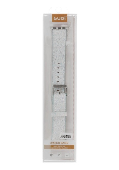 Apple Watch 38mm Ry Taşlı Kordon - Mavi