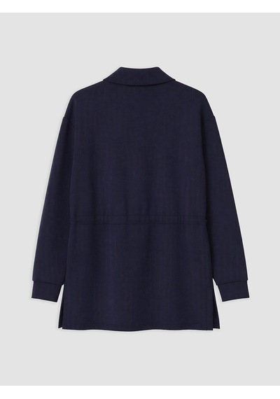 Lcw Modest Lacivert Soft Touch Kadın Sweatshirt Tunik