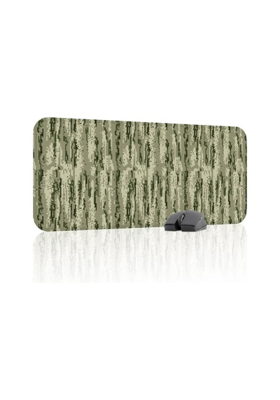 Kamuflaj Kaymaz Dikişli Kauçuk Oyuncu Mousepad V3 - 70x30 Xl Gaming Mouse Pad Fare Altlığı