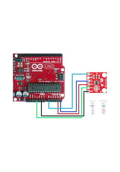 MCP4725 I2C Dijital to Analog Çevirici 12 Bit DAC Modülü