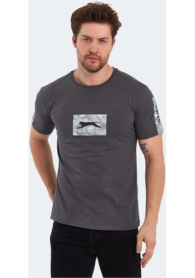 Slazenger PADERAU IN Erkek Tişört Koyu Gri