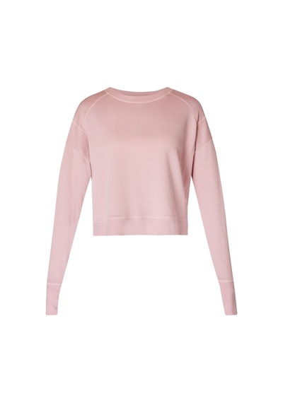 Sweaty Betty After Class Crop Sweatshirt 28336 Pembe