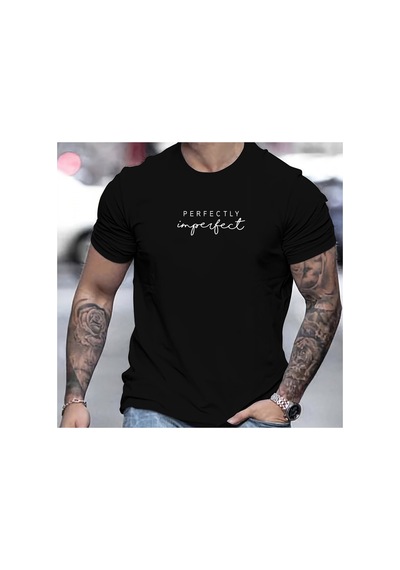 Caddemia Yaz Moda Rahat Gevşek Spor Klasik Mükemmel Mektup Baskılı Yuvarlak Boyun Kıs Siyah 2XL Caddemia Yaz Moda Rahat Gevşek Spor Klasik Mükemmel Mektup Baskılı Yuvarlak Boyun Kıs Siyah 2XL