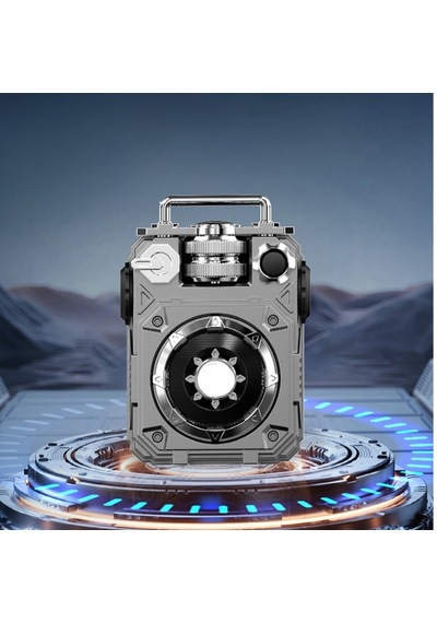 Mecha Tarzı Bluetooth Hoparlör Taşınabilir Subwoofer Mini