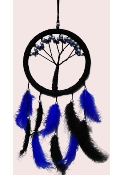 Mavi İncili Hayat Ağacı Dream Catcher