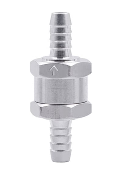 Sones Araba 8mm Alüminyum Alaşımlı Yakıt Benzinli Tek Yönlü Geri Dönüşsüz Çek Valf