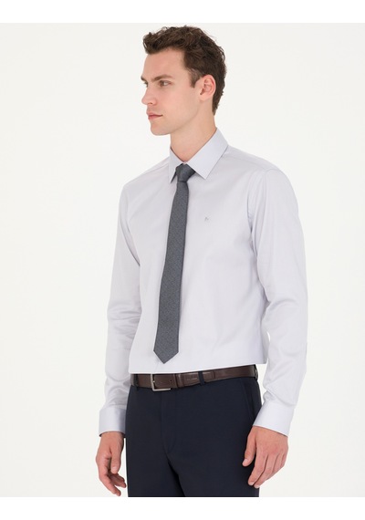 Pierre Cardin Erkek Gri Gömlek Basic 50277147-vr024