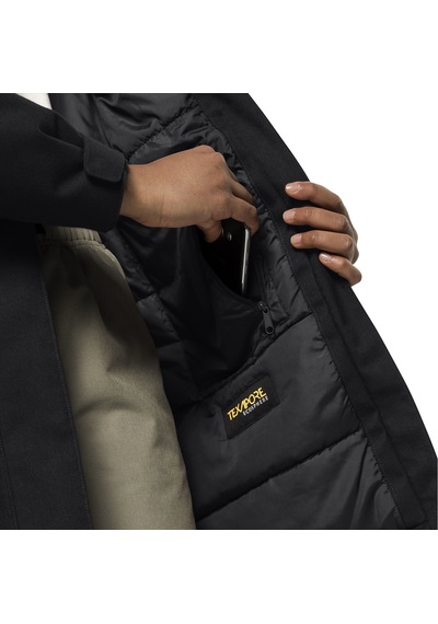Jack Wolfskin Fıerce Wınd Parka W Siyah Siyah