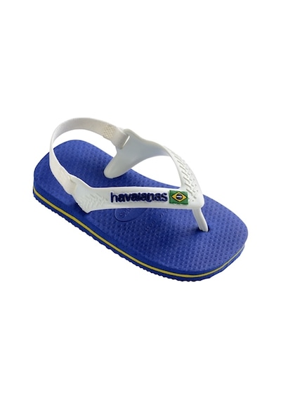 Havaianas Baby Brasıl Logo Iı Erkek Bebek Parmak Arası Sandalet 4140577 2711 Mavi