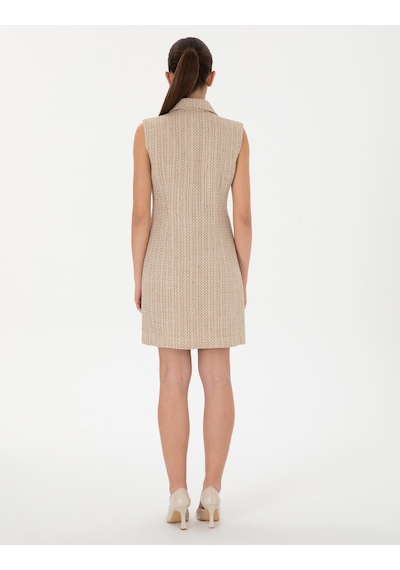 Pierre Cardin Kadın Bej Elbise Dokuma 50305999-vr011 Bej