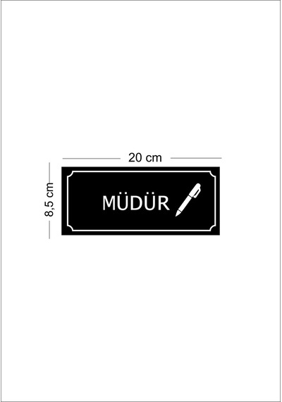 Müdür Yönlendirme Levhası
