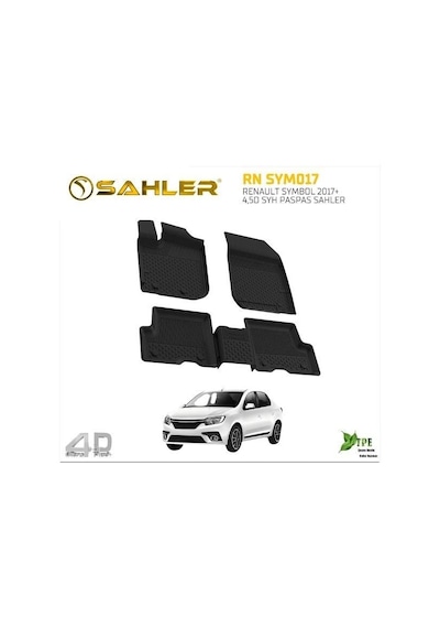 Sahler Paspas Araca Özel Renault Symbol 2017+ Logan Mcw 2013-2020. 4,5d Syh