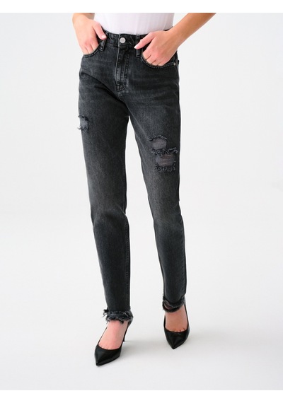 LOFT Mom Slim Fit Kadın Pantolon Lf2037614 Q1.v1 Denim