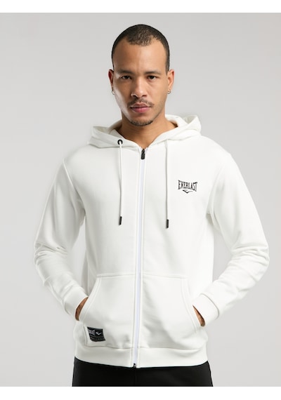 Everlast Ever Essentials Regular Beyaz Erkek Kapüşonlu Full Zip Sweatshirt Beyaz