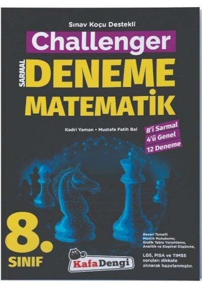 Kafa Dengi Yayınları 8.Sınıf Challenger Sarmal Deneme Matematik (553215142)