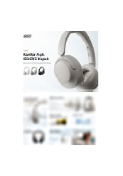 Bluetooth Kulaklık, 102 Saat Pil Süresi Ve Çift Sürücü İle