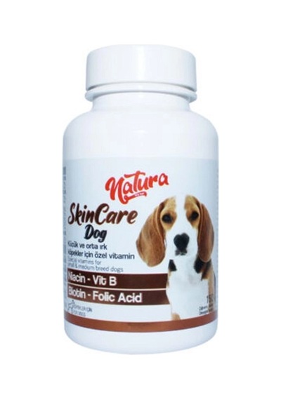 Natura Skincare Dog: 150 Tablet Köpek Deri Ve Tüy Sağlığı Takviyesi 75 Gr