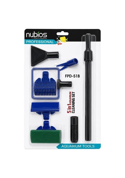 Nubios Fpd-51b 5i Bir Arada Akvaryum Temizlik Seti