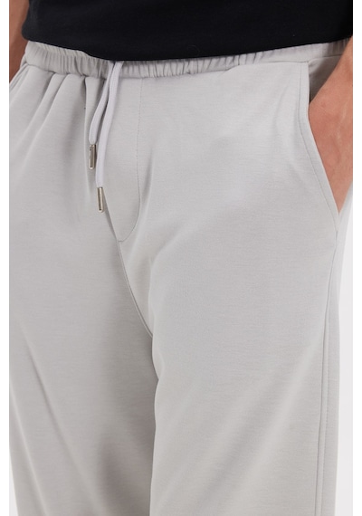 Tudors Erkek Taş Baggy Fit Rahat Kesim Modal Kumaş Soft Doku Beli Bağcıklı Yan Cepli Eşofman Altı-46295
