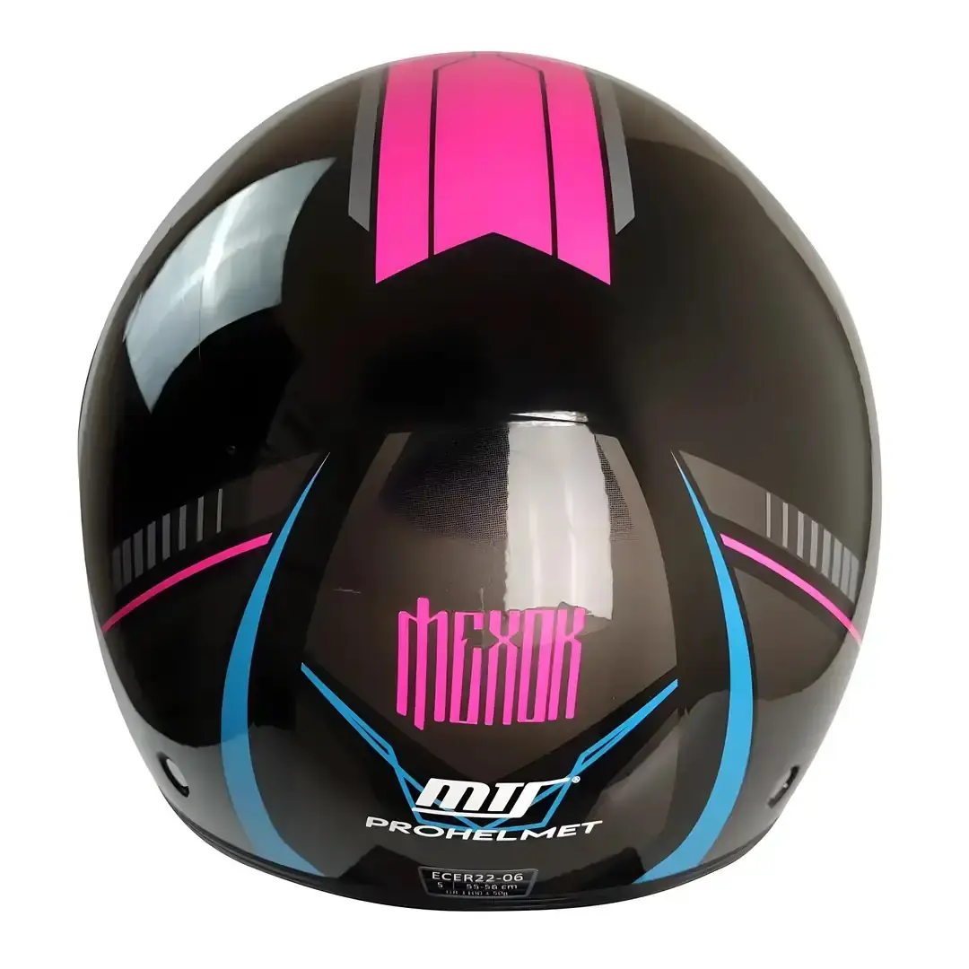 Fx-101 Pink Woman Yarım Kask - Pembe Kadın Motosiklet Kaskı - Ce Onaylı Pink Woman