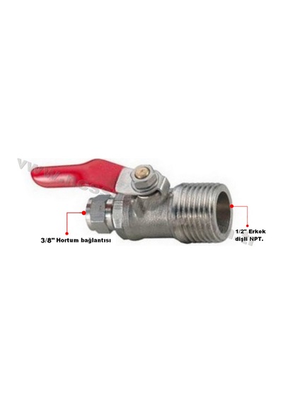 Su Arıtma Cihazları için Metal Mini Hat Alma Vanası