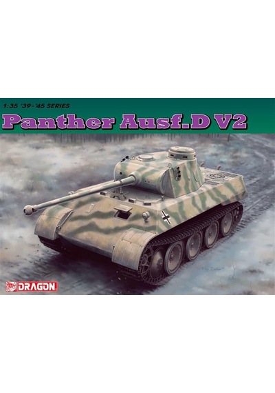 Dragon 6822 1/35 Ölçek, Panther Ausf.d V2 Tank Plastik Model Kiti-49936
