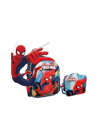 Spiderman Okul Çantası Beslenme Çantası 2’li Sets