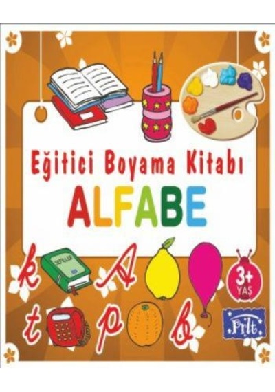 Eğitici Boyama Kitabı-Alfabe- Parıltı Yayınları