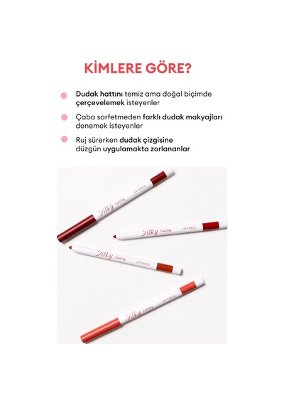 Missha Silky Lasting Lip Pencil İpeksi Dokuda Kalıcı Dudak Kalemi Lost Girl