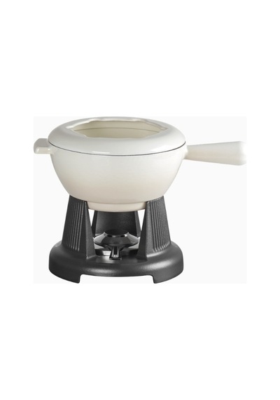 Le Creuset 6 Kişilik Lüks Döküm Fondü Seti Mutfak Ekipmanları Krem 1