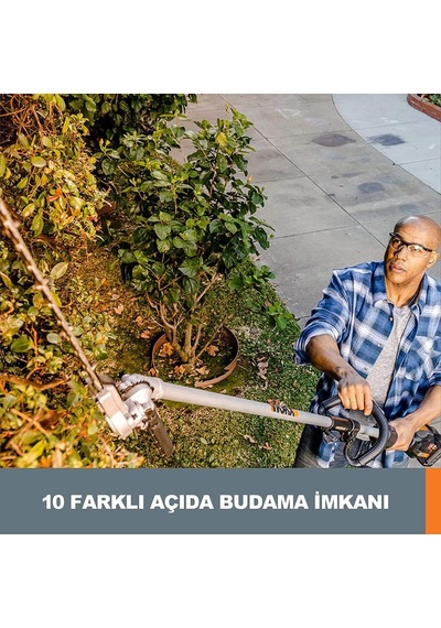 Worx Wa0220 Wg186e.1 Ile Uyumlu 43cm Teleskobik Uzatmalı Açı Ayar