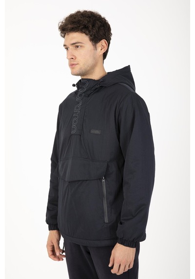 Maraton Sportswear Comfort Erkek Kapşonlu Uzun Kol Basic Lacivert Yağmurluk 21353-lacivert Lacivert