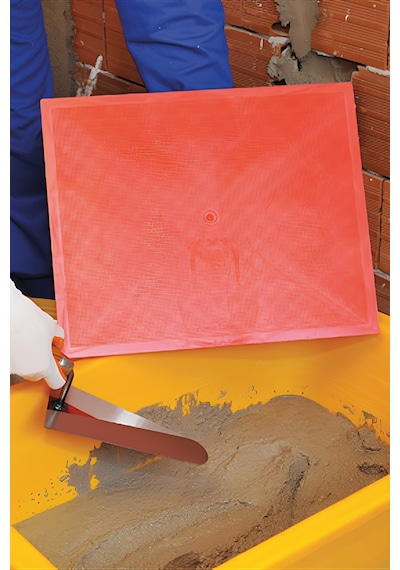 Dekor 076 Sıvacı Küreği 36x44 Cm, Hafif Ve Dayanıklı Plastik Gövde, Ergonomik Sap