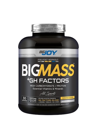 Bigjoy BIGMASS Gainer GH FACTORS 3000g  Muz